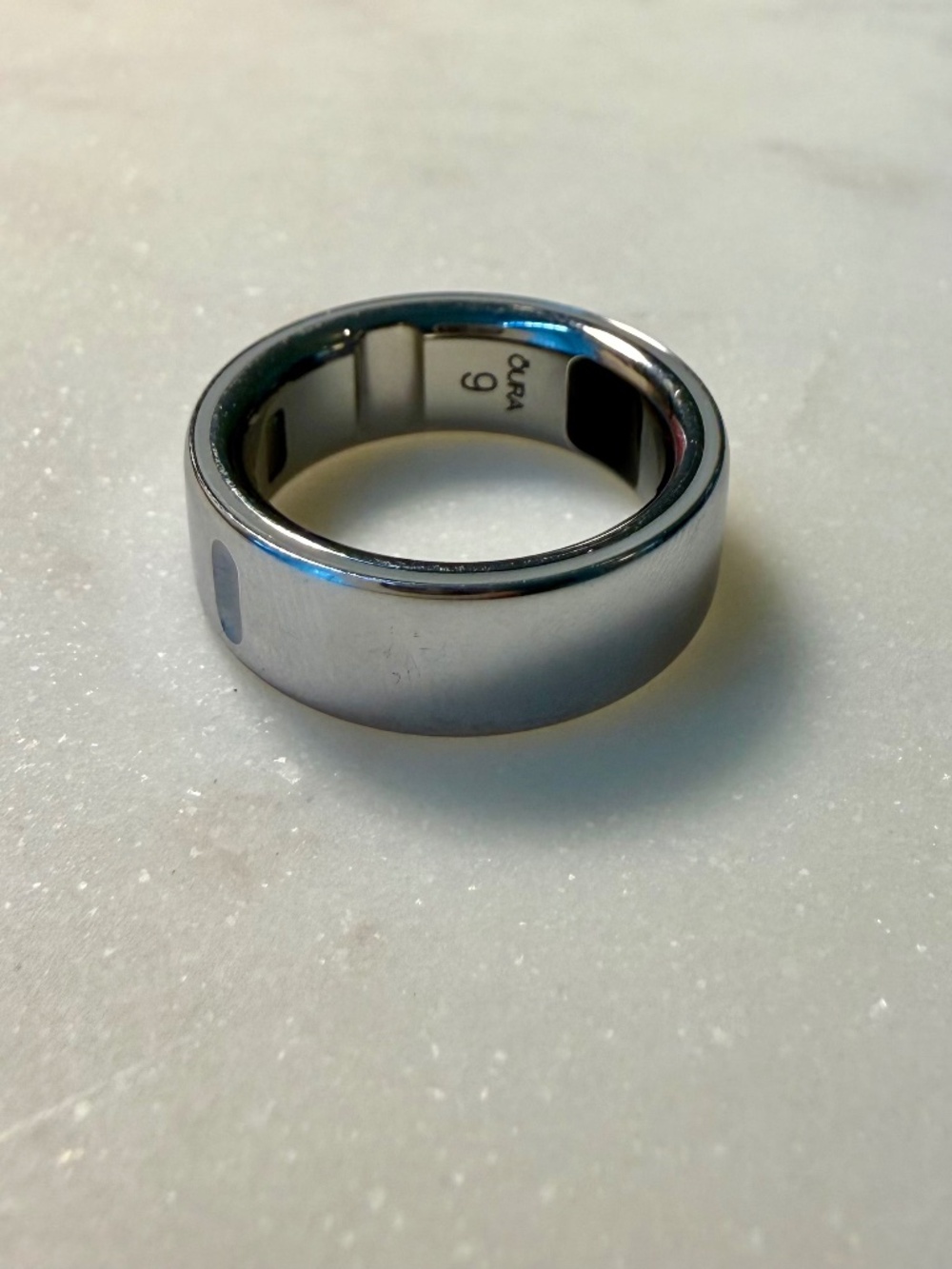 Oura Ring Silver Size 9